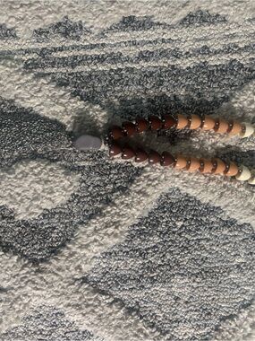 Woman’s Beaded Necklace - Brown and Tan